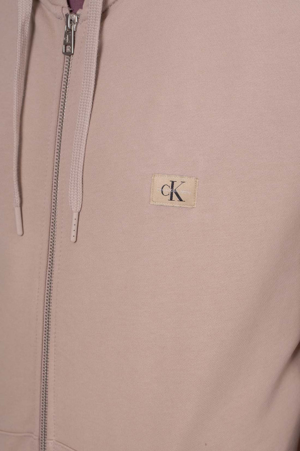 CALVIN KLEIN JEANS - Felpa estiva uomo relaxed con patch logo  - Taglia L