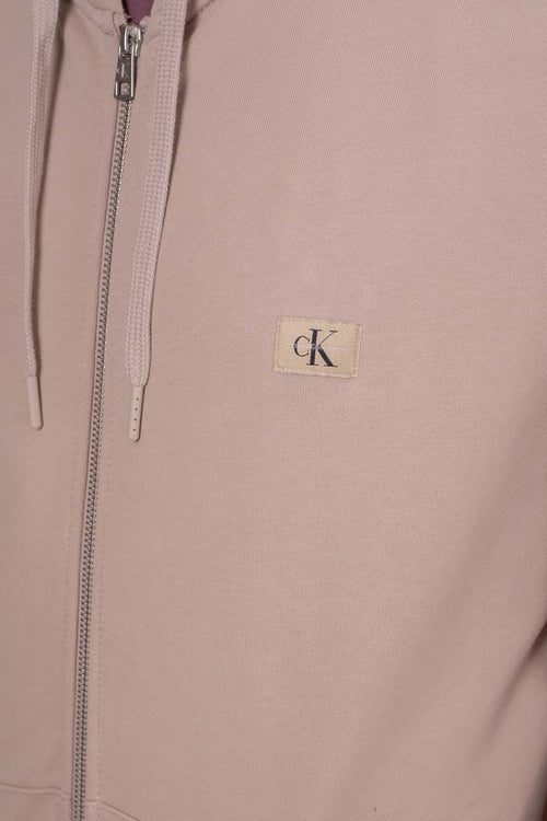 CALVIN KLEIN JEANS - Felpa estiva uomo relaxed con patch logo  - Taglia L