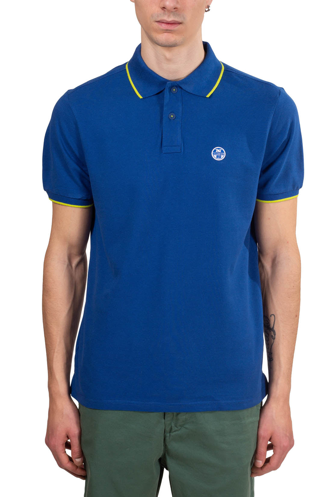 NORTH SAILS - Polo uomo regular con collo parlato  - Taglia XL
