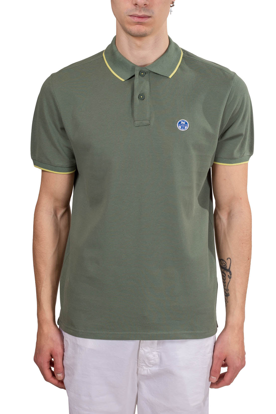 NORTH SAILS - Polo uomo regular con collo parlato  - Taglia XL