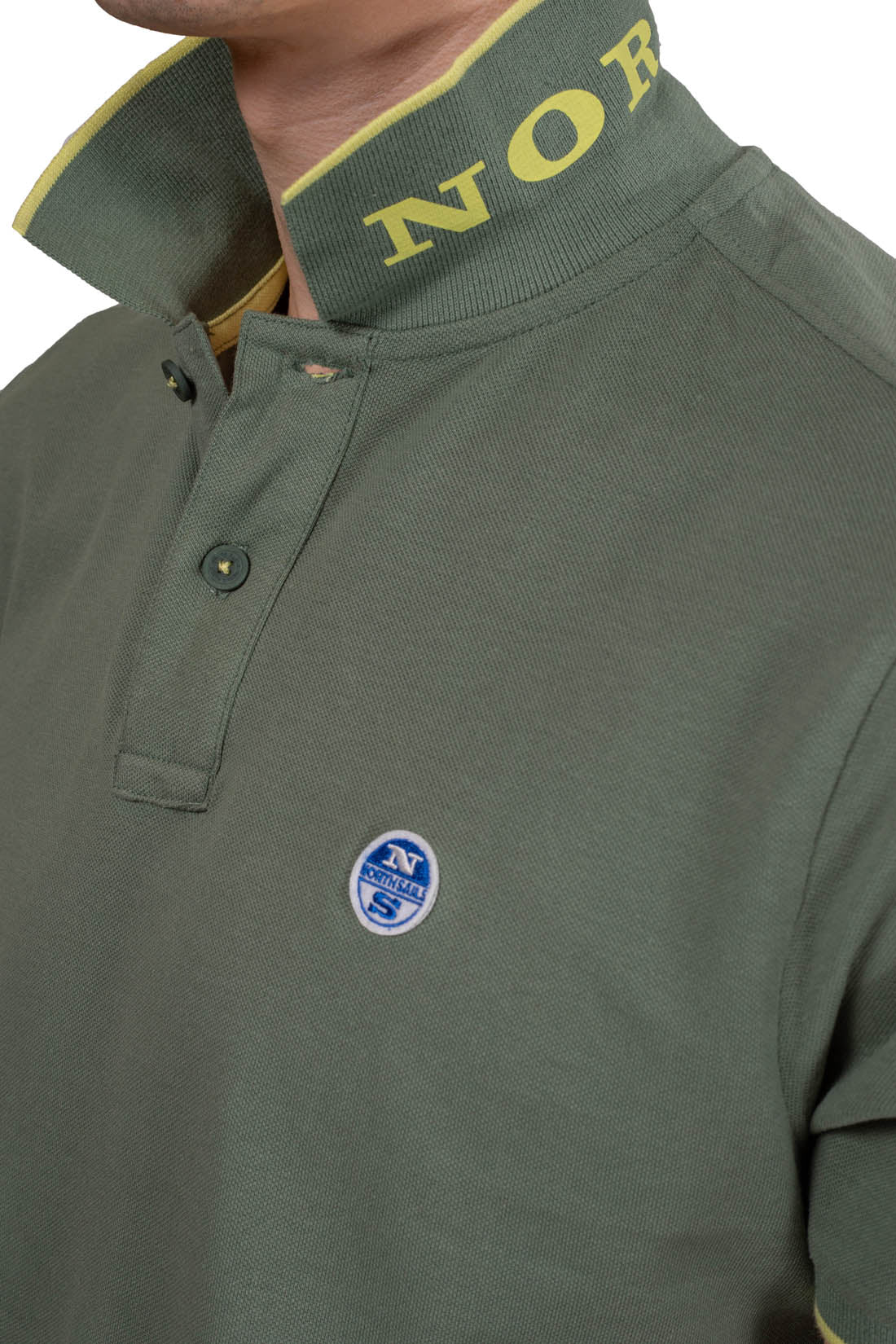 NORTH SAILS - Polo uomo regular con collo parlato  - Taglia XL