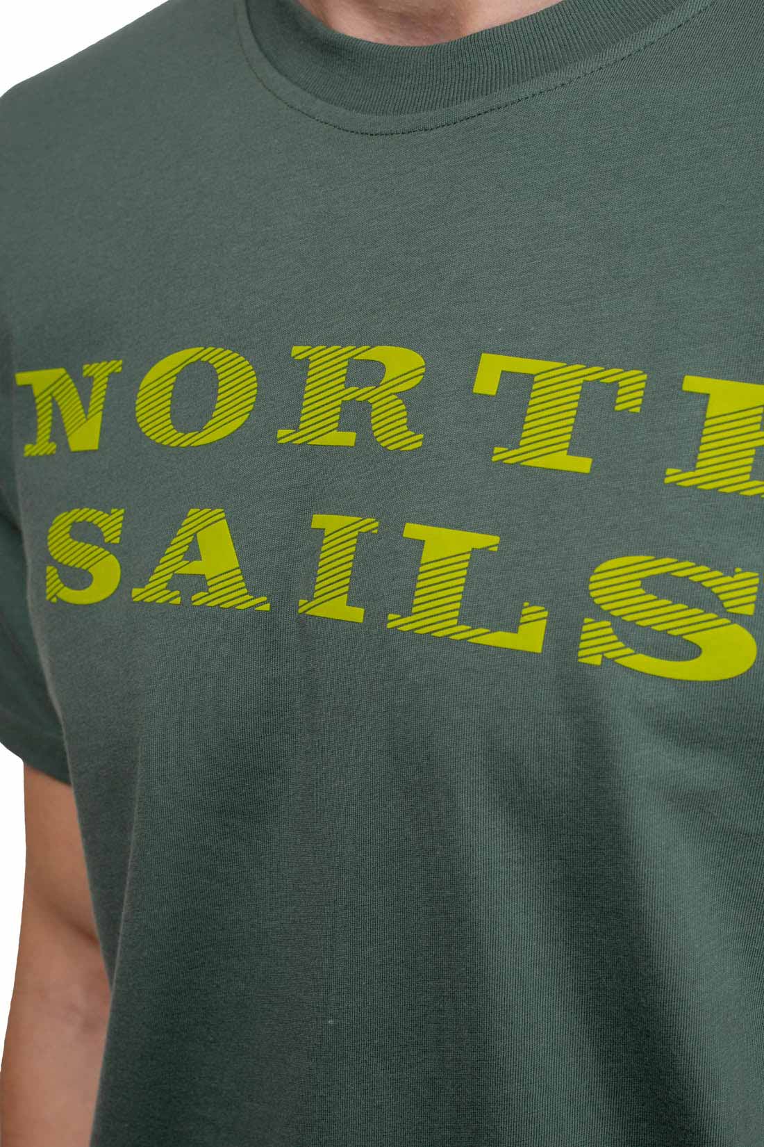 NORTH SAILS - Men's T-shirt with graphic logo  - Size 3XL