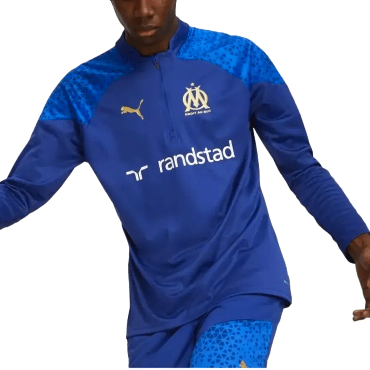 Olympique Marseille blue training technical tracksuit 2024 - Puma
