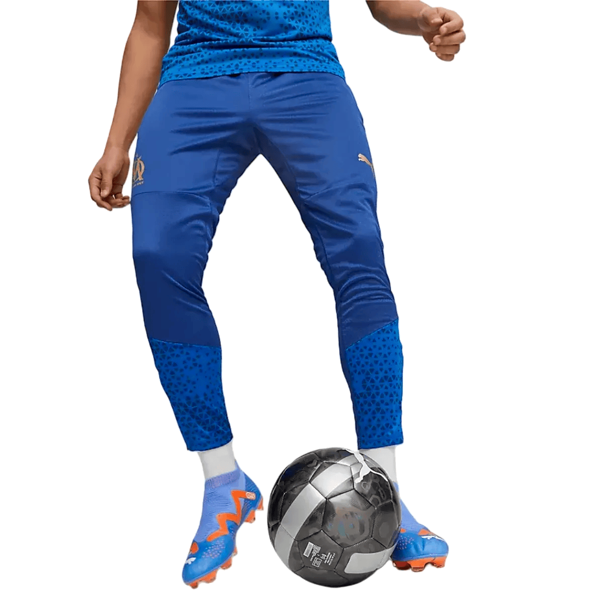 Olympique Marseille blue training technical tracksuit 2024 - Puma