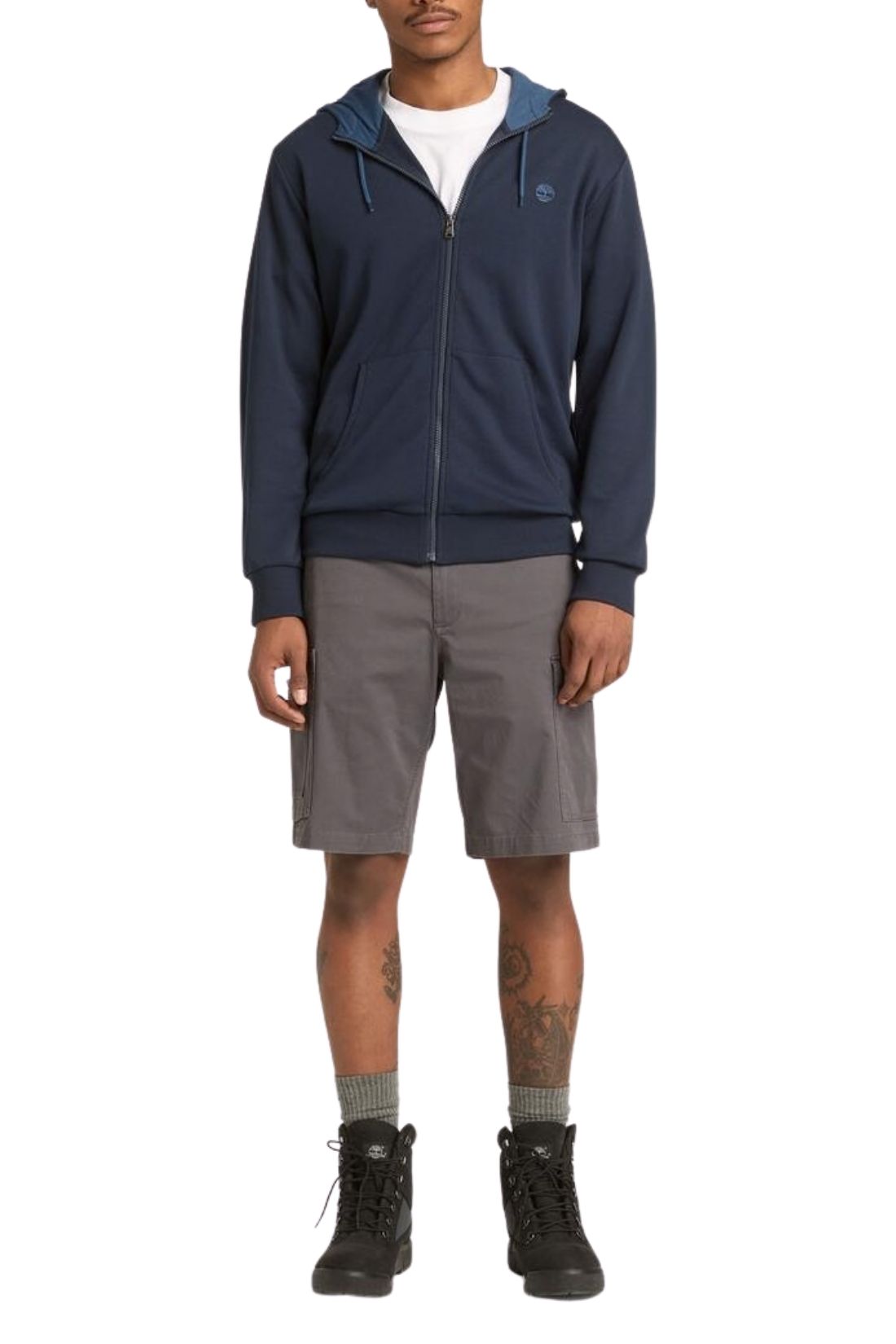 TIMBERLAND - Bermuda cargo uomo in twill di cotone-1
