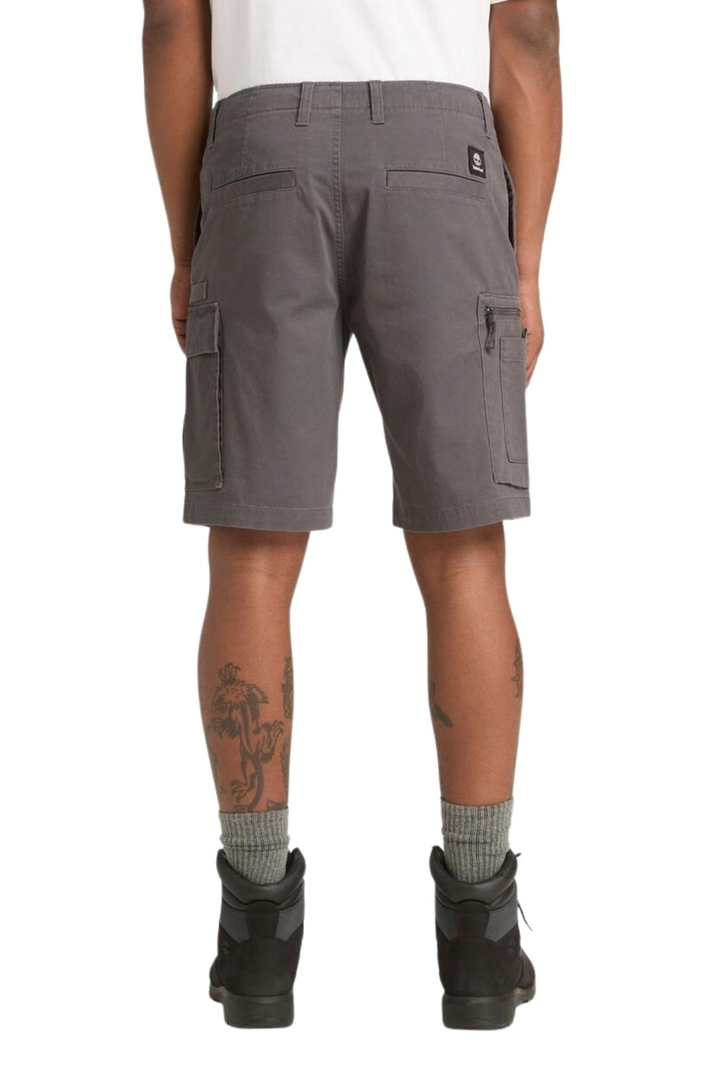 TIMBERLAND - Bermuda cargo uomo in twill di cotone-2